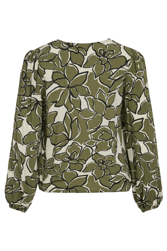 VIMARA DURA V-NECK L/S TOP/PB 14103116 CAPULET OLIVE